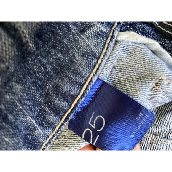 Pilcro The Wanderer Lonnie Wash Relaxed Jeans 25 Preppy Casual Boho - Picture 6 of 12